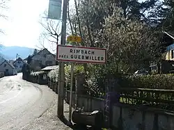 Въезд в коммуну