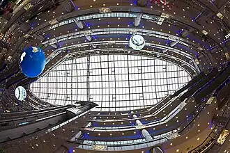 ТРЦ «Рио» в Москве. Вид на центральный атриум