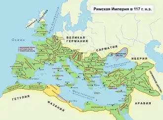 Римская провинция Африка к 117 году