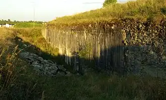 Остатки сооружений Морской крепости Императора Петра Великого в деревне Тянассилма