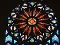 Окно-роза базилики Святого Николая в Сен-Никола-де-Пор