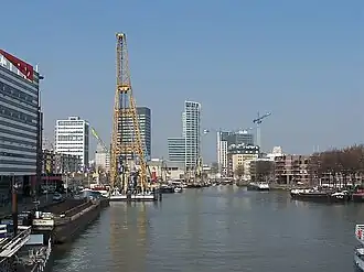 Роттердам, один из крупнейших морских портов в мире.