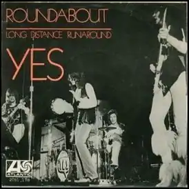 Обложка сингла Yes «Roundabout» (1972)