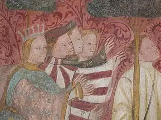 Представители знати, играющие в мяч