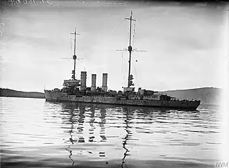 Интернированный «Эмден II» в Скапа Флоу, 1919 года