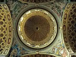 Купол. Росписи пандативов работы Доменикино. 1627 и 1630