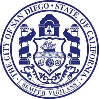 Печать города Сан-Диего (Калифорния)