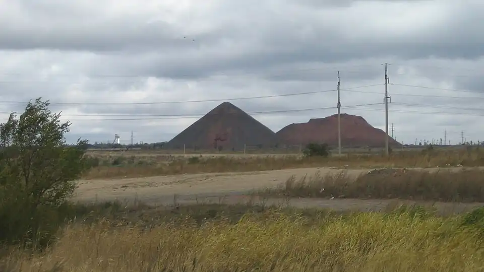 Терриконы шахты «Стахановская»