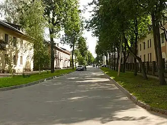 Вид от вала, с северной стороны