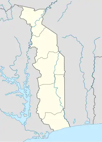 Ломе на карте