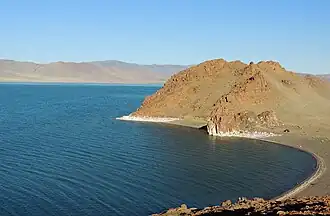 Вид на озеро летом 2013 года