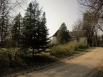 Вид на главное здание мызы Фиренхоф (Тсоору) с востока