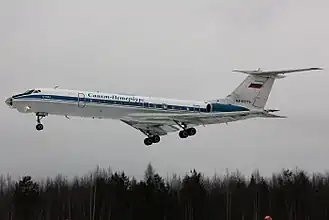 Ту-134АК российских ВВС(Левашово, 2009 год)