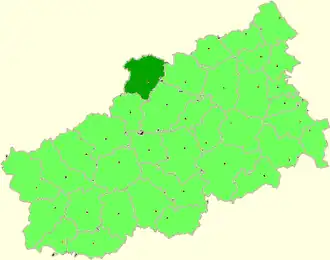 Бологовский муниципальный округ на карте