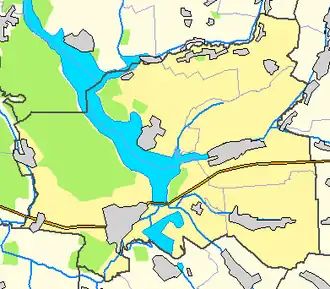 Печенежский район на карте