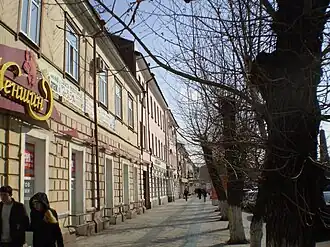 Северная сторона площади. Улица Кирова