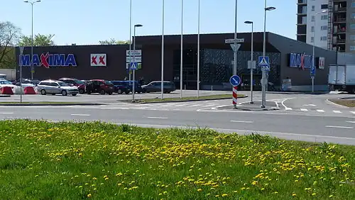 Магазин торговой сети «Maxima» на улице Выйдуйооксу