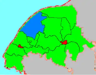 Верховичский сельсовет на карте