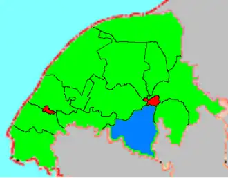 Видомлянский сельсовет на карте