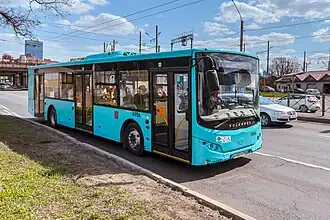 Volgabus-5270.G4 (LNG) на Ленинском проспекте в Санкт-Петербурге