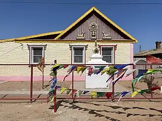 Калмыцкий хурул (буддийский храм) в Восточном