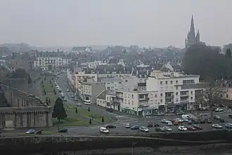 Вид на город