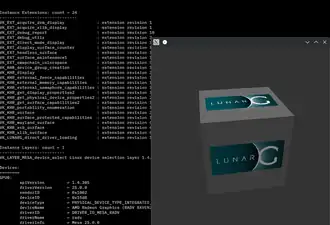 Скриншот программы Vulkan