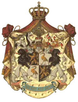 герб имперского княжества Рейсс младшей линии