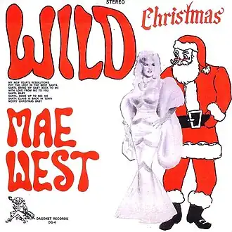 Обложка альбома Мэй Уэст «Wild Christmas» (1966)