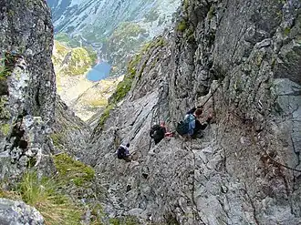 Тропа спускается из Козьего Верха