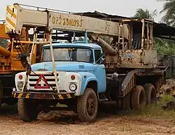 ЗиЛ-133ГЯ (автокран КС-3575), Лаос