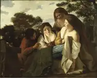 Торговец цветами, 1640